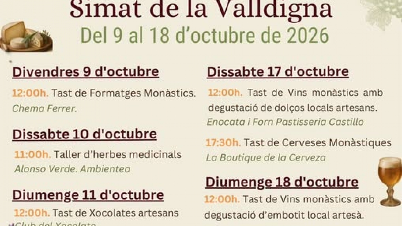 XI Encuentro de Gastronomía Monástica 📜🌿🍷