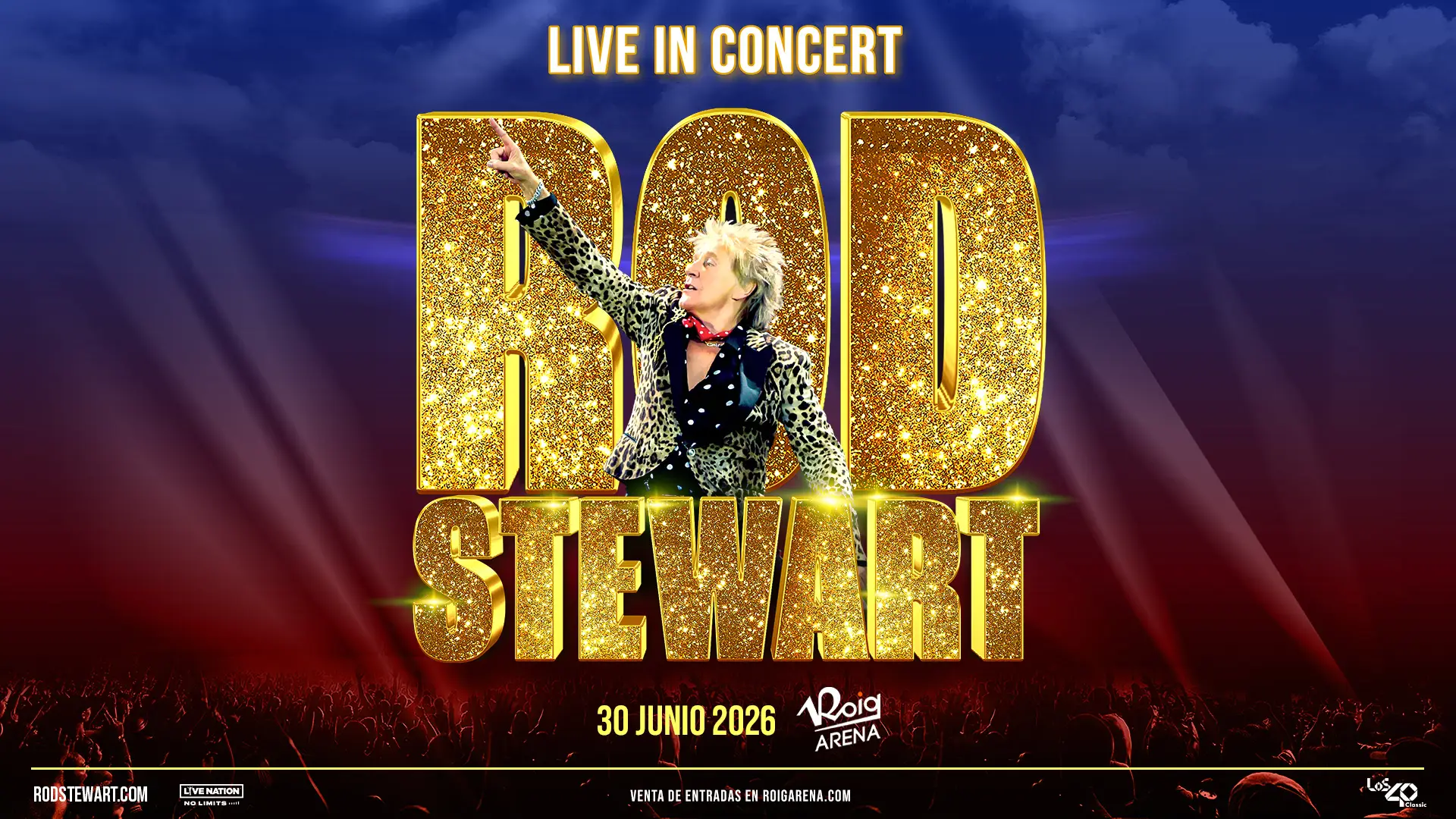 Sir Rod Stewart llega al Roig Arena 