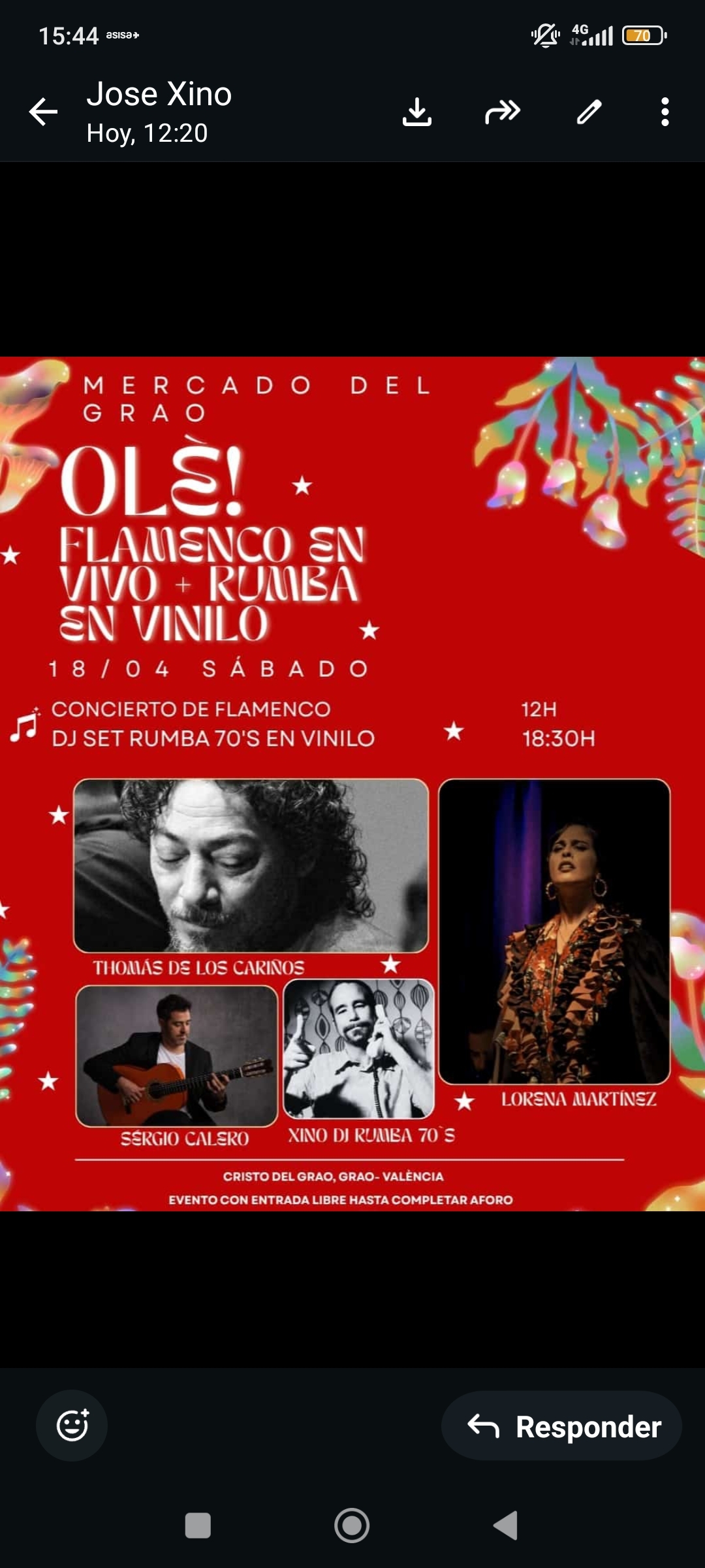 Rumba de altura en el Mercado del Grao