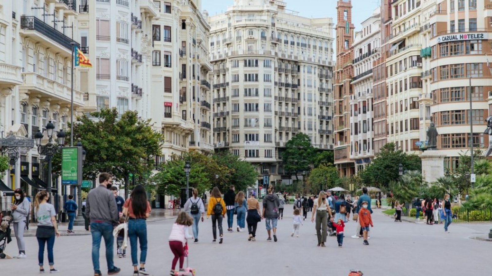 Valencia es el paraíso del peatón